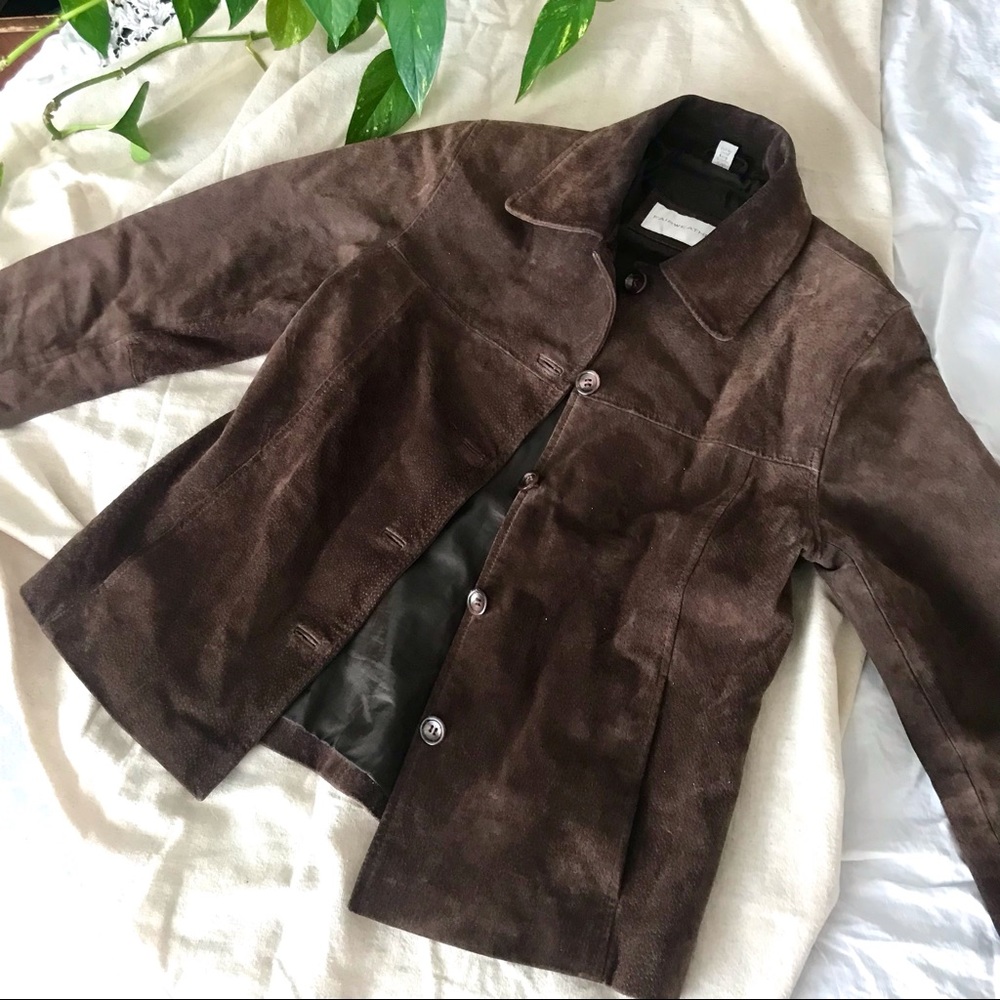 Vintage Suede Leather Jacket